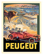 Peugeot Cycles Automobiles - c. 1909 - Fine Art Prints & Posters