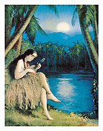 Hula Moon - Fine Art Prints & Posters