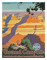 Santa Fe Railroad, Grand Canyon National Park, Arizona - Fine Art Prints & Posters