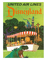 United Airlines Disneyland, Anaheim, California - Fine Art Prints & Posters