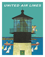 United Air Lines: Lighthouse - Fine Art Prints & Posters