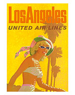 Los Angeles United Airlines - Fine Art Prints & Posters