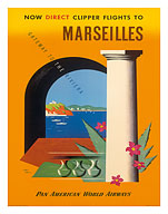 Pan American Marseilles - Gateway to the Riviera - Fine Art Prints & Posters