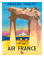 Aviation Proche Orient - Near East Camels - Fine Art Prints & Posters