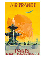Aviation - Paris Is Two Thousand Years Old, Gallic Tribesman / Warrior - Fine Art Prints & Posters