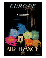 Europe - Aviation - European Tourist Destinations - Fine Art Prints & Posters