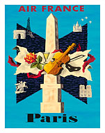 Paris - Aviation - Parisian Landmarks - Fine Art Prints & Posters
