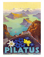 Mount Pilatus - Schweiz Switzerland Suisse - Lake Oberalp - Fine Art Prints & Posters