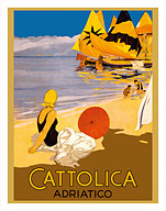 Cattolica, Rimini, Italy - Adriatico (Adriatic Coast)  - Adriatic Sea Sail Boats - Fine Art Prints & Posters