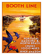 Portugal, Madeira & North Brazil - Booth Line - Fine Art Prints & Posters