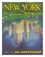 New York, USA - Central Park - Go Greyhound - Fine Art Prints & Posters