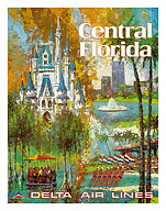 Central Florida - Orlando - Walt Disney World Resort - Delta Air Lines - Fine Art Prints & Posters