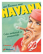 Havana, Cuba with Rosanna - Martinair Stewardess Series - Fine Art Prints & Posters
