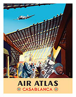 Casablanca, Morocco - Air Atlas - Fine Art Prints & Posters