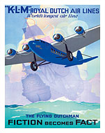 KLM Royal Dutch Airlines - The Flying Dutchman - Fiction becomes Fact - Fine Art Prints & Posters