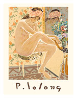 Woman Getting Dressed (Femme s'habiller) - c. 1970's - Fine Art Prints & Posters