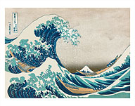 The Great Wave off Kanagawa - Mount Fuji, Japan - Fine Art Prints & Posters