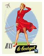BAS Le Bourget Paris - Stockings Hosiery - Transparents comme l'air (Transparent like Air) - Fine Art Prints & Posters