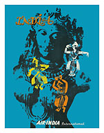 India - Air India International - Indian Classical Dancers - Fine Art Prints & Posters