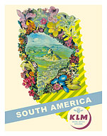 South America - Rio De Janeiro, Brazil - KLM Royal Dutch Airlines - Fine Art Prints & Posters