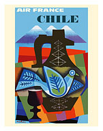 Chile, South America - Pomaire Pottery - Pigeon - c. 1962 - Fine Art Prints & Posters