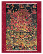 Heruka - Wrathful Deities of the Bardo - Tantric Buddhist Deity - Fine Art Prints & Posters