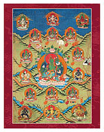Khadiravani Green Tara - Savior From The Eight Dangers - Tantric Buddhist Deity - Fine Art Prints & Posters