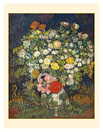 Bouquet of Flowers in a Vase - Still Life - c. 1890 - Fine Art Prints & Posters