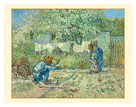 First Steps, after Millet - c. 1890 - Fine Art Prints & Posters