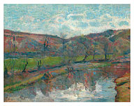 Brittany Landscape - France - c. 1888 - Fine Art Prints & Posters