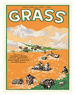 Grass - A Nation’s Battle For Life - Documentary Film of Bakhtiari Tribe in Persia - c. 1925 - Fine Art Prints & Posters