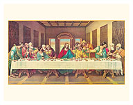 The Last Supper - Jesus and the Twelve Apostles - c. 1495 - Fine Art Prints & Posters