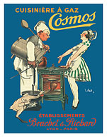 Cosmos Gas Stoves (Cuisinière à gaz Cosmos) - c. 1900 - Fine Art Prints & Posters