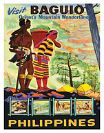 Visit Baguio Philippines - Orient’s Mountain Wonderland - c. 1960's - Fine Art Prints & Posters