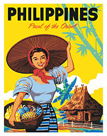 Philippines - Pearl of the Orient - c. 1950's - Fine Art Prints & Posters