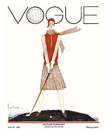 Fashion Magazine - July 20 1929 - Autum Forecast Tee Time - Fine Art Prints & Posters