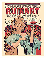 Champagne Ruinart Père Et Fils (Father & Son) - c. 1896 - Fine Art Prints & Posters