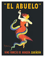 El Abuelo - Old Style Wine from Aragon, Spain (Vino Rancio de Aragón) - c. 1910's - Fine Art Prints & Posters