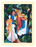 Four Girls - c. 1912 - Fine Art Prints & Posters
