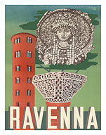 Ravenna, Italy - Basilica of Sant’Apollinare Nuovo Tower - c. 1947 - Fine Art Prints & Posters