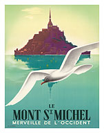 Le Mont-Saint-Michel, Normandy, France - c. 1937 - Fine Art Prints & Posters