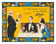 Dole Hawaii - The Best Pineapples (Les Meilleurs Ananas) - c. 1925 - Fine Art Prints & Posters