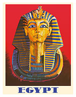 Egypt - Egyptian Pharaoh Tutankhamun (King Tut) - c. 1970's - Fine Art Prints & Posters
