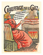 Gas Heating (Chauffage par le Gaz) - c. 1800's - Fine Art Prints & Posters