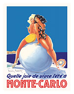 It’s Always Summer in Monte Carlo (Quelle joie de vivre l’été à Monte-Carlo) - c. 1948 - Fine Art Prints & Posters