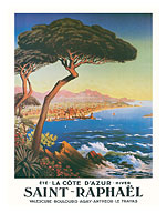 Saint-Raphaël - La Côte d’Azur - Summer, Winter - c. 1910 - Fine Art Prints & Posters
