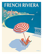 French Riviera - Côte d’Azur France - c. 1947 - Fine Art Prints & Posters
