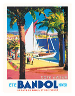 Bandol - Côte d’Azur France - Summer, Winter in the Land of Sun and Flowers - c. 1930 - Fine Art Prints & Posters
