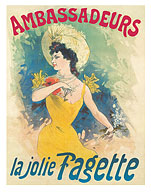 Ambassadors - The Beautiful Fagette - c. 1800's - Fine Art Prints & Posters