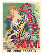 Cosmydor Savon - French Luxury Soap Brand - c. 1891 - Fine Art Prints & Posters